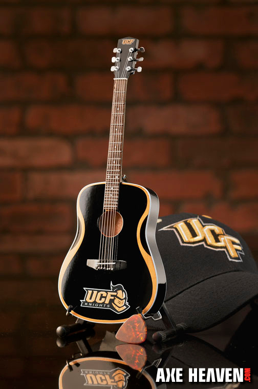 University of Central Florida Knights Miniature Guitar Replica Collectible