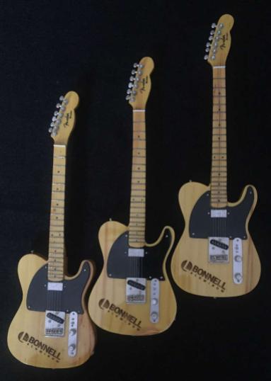 Laser Engraved Promotional Mini Guitars - Fender™ Esquire Telecaster™ for Bonnell Aluminum