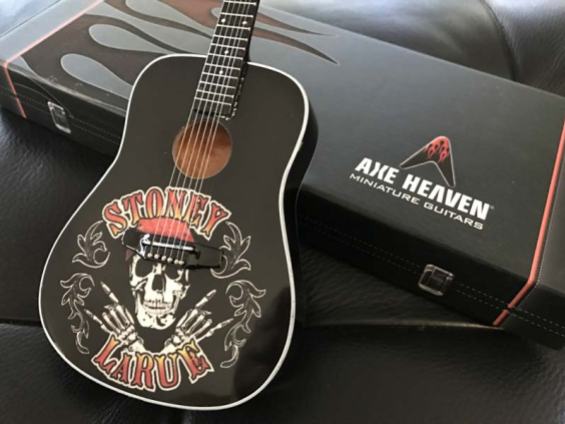 Stoney LaRue Custom Promo Acoustic Mini Guitar by AXE HEAVEN®
