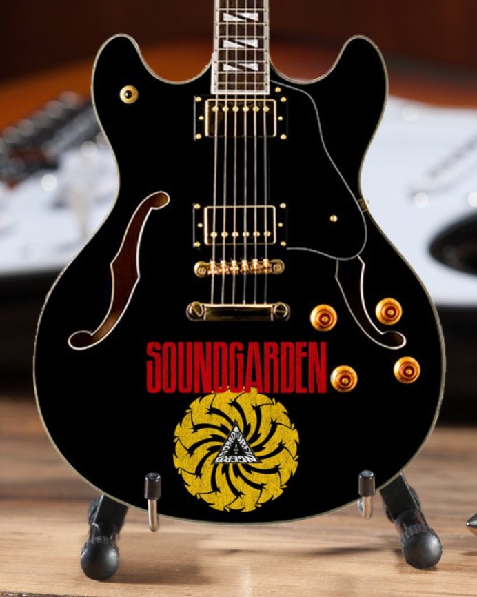 *Licensed Soundgarden Mini Guitar Collectible