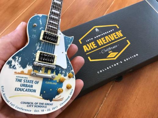 Full-Color Promo Electric Mini Guitar by AXE HEAVEN®