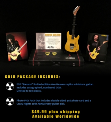 Bruce Kulick Mini Guitar by AXE HEAVEN®