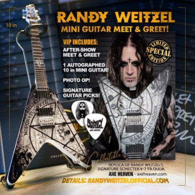 Randy Weitzel Mini Guitar by AXE HEAVEN®